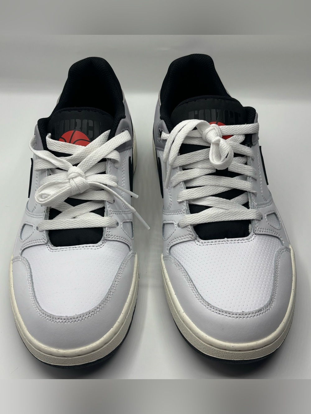 Nike Full Force Low White/Black Men’s 9.5 - Picture 3 of 13